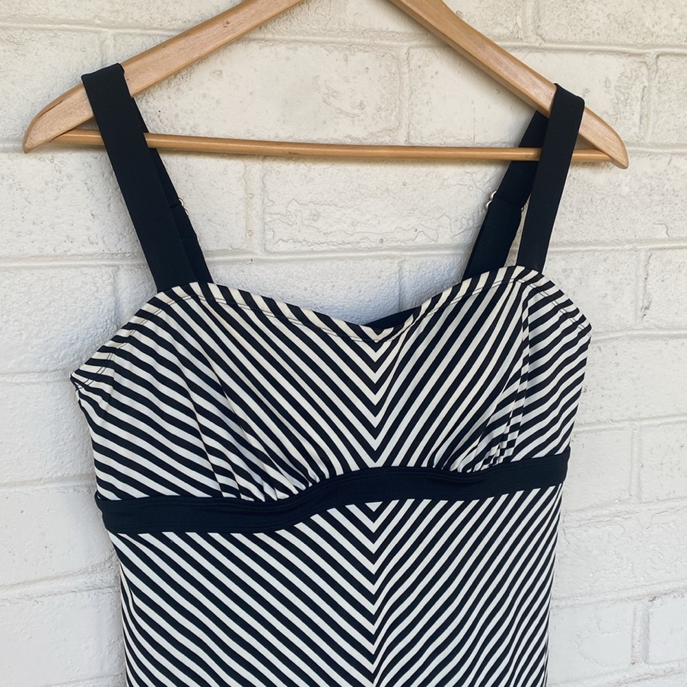 Athleta Stripe Pura Swim Dress - Picture 3 of 8